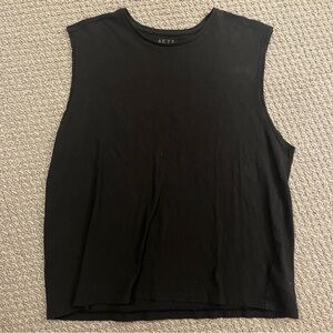 American Eagle AE77 Black Sleeveless Top